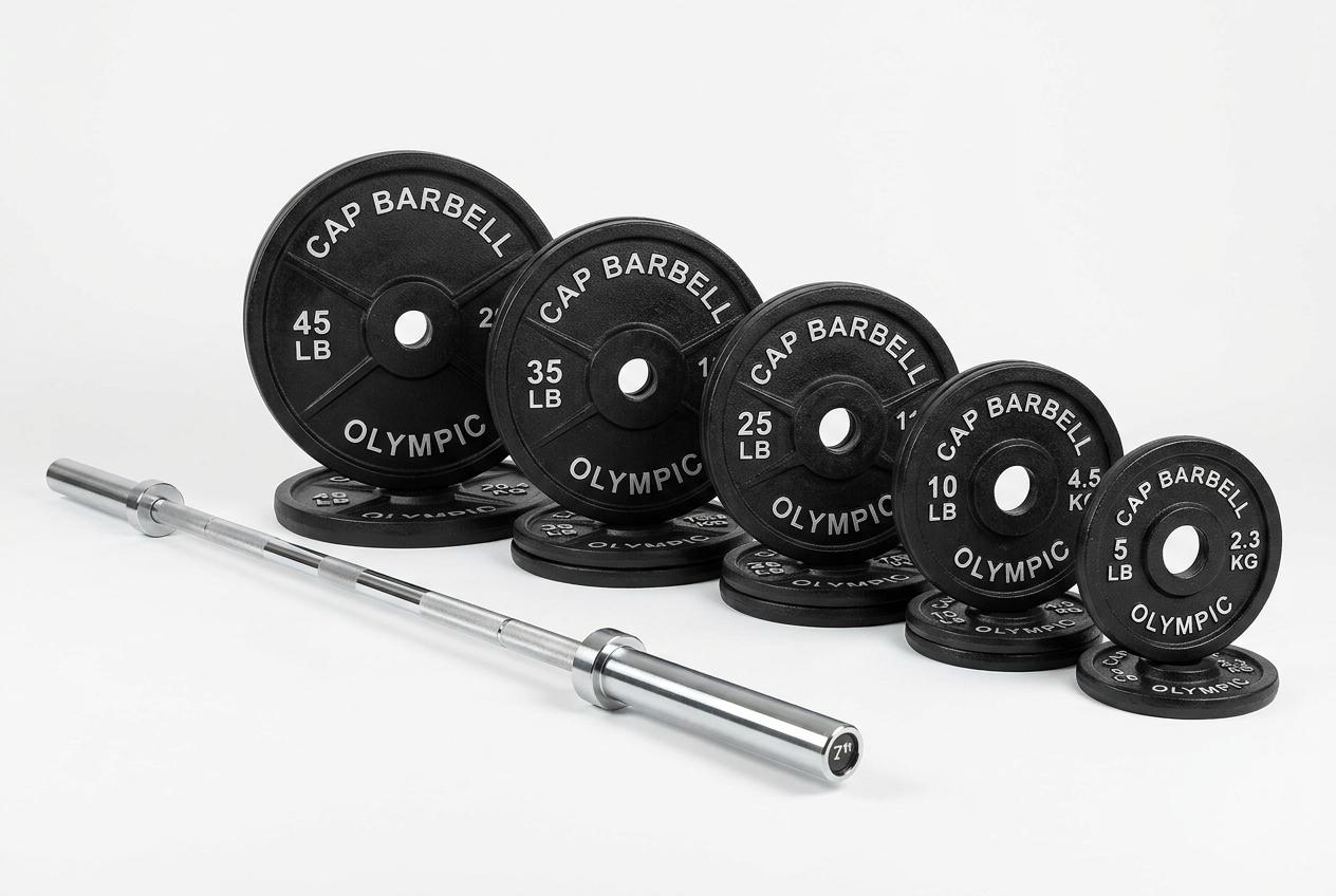 CAP Barbell 300lb Olympic Weight Set