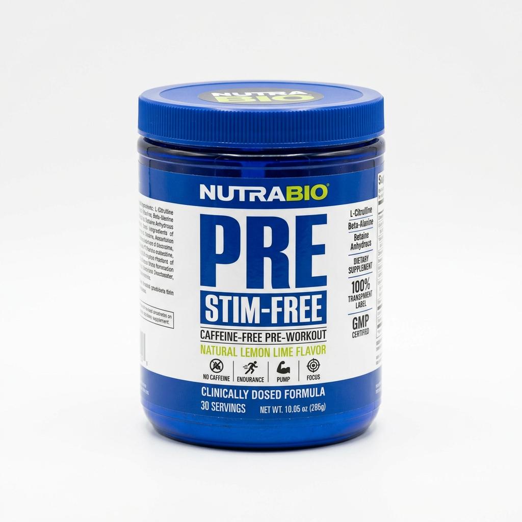 NutraBio PRE Stim-Free