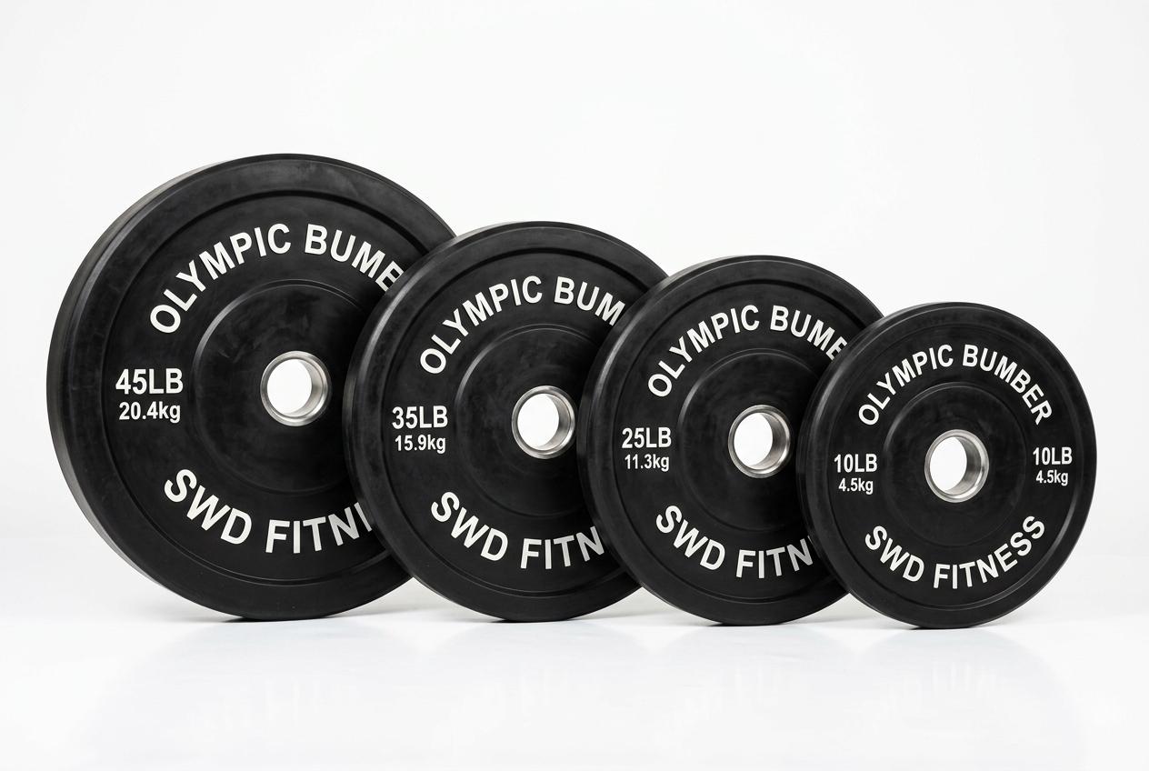 BalanceFrom Rubber-Coated Olympic Bumper Plates