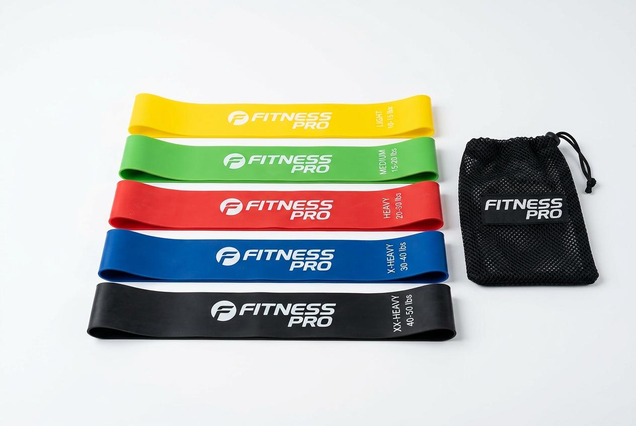 Fit Simplify Resistance Loop Exercise Bands (Set of 5)