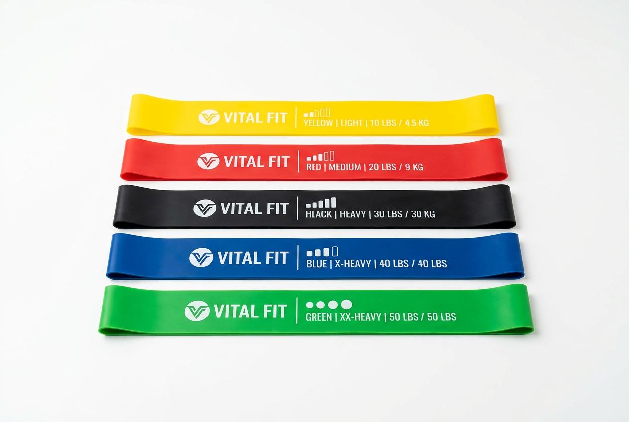 Fit Simplify Resistance Loop Exercise Bands (Set of 5)