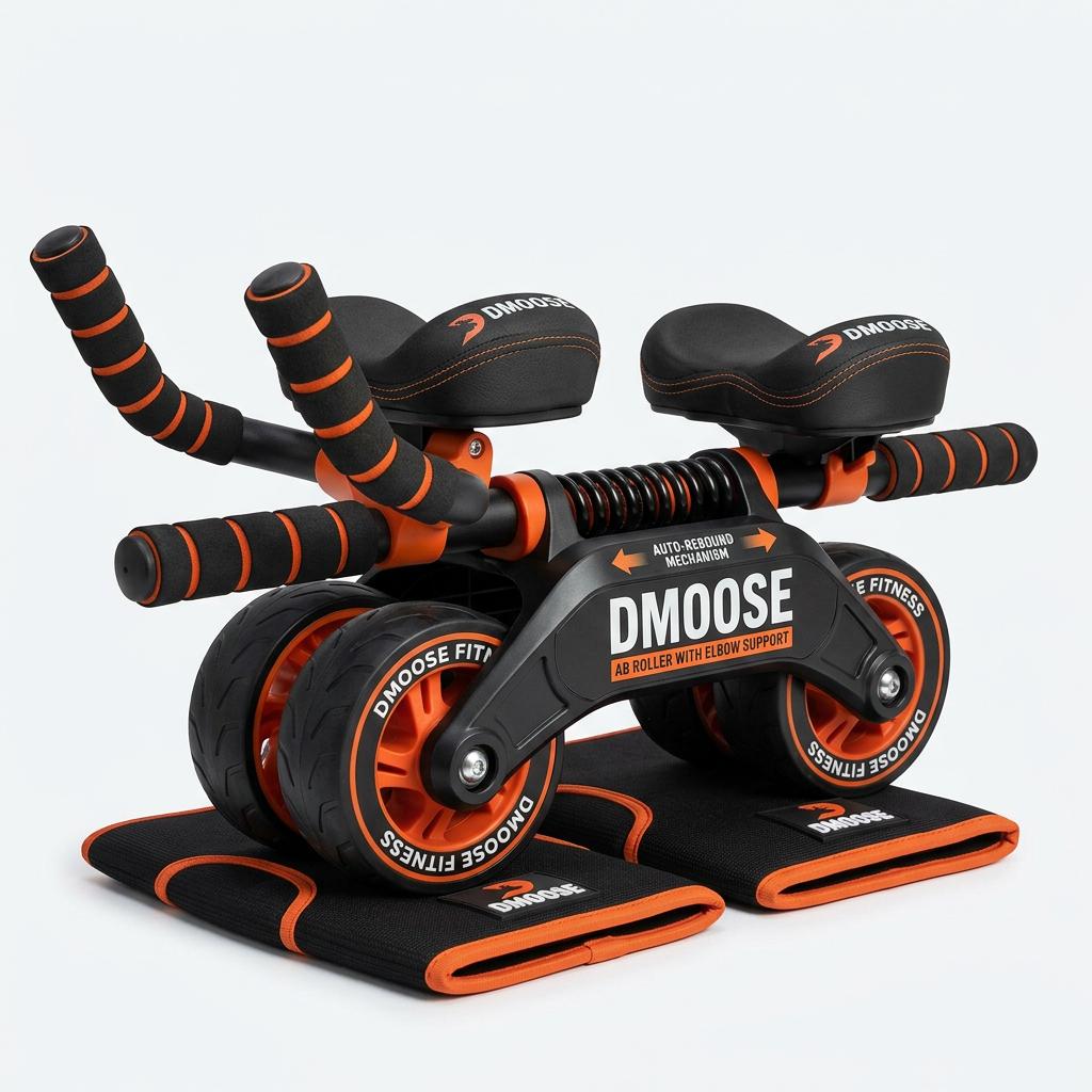 DMoose Fitness Ab Roller with Elbow Support