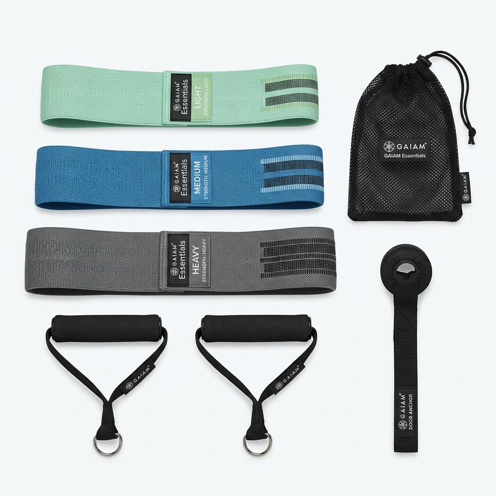 Gaiam Essentials Resistance Band Kit