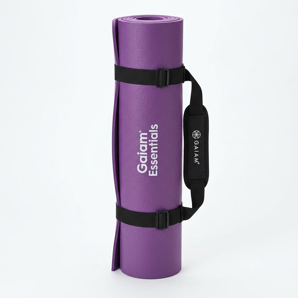 Gaiam Essentials Thick Yoga Mat