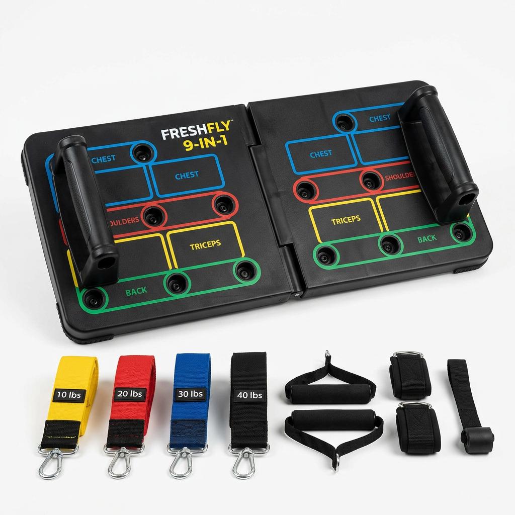 Freshfly 9-in-1 Push Up Board
