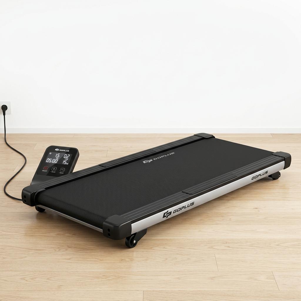 Goplus 2-in-1 Folding Treadmill