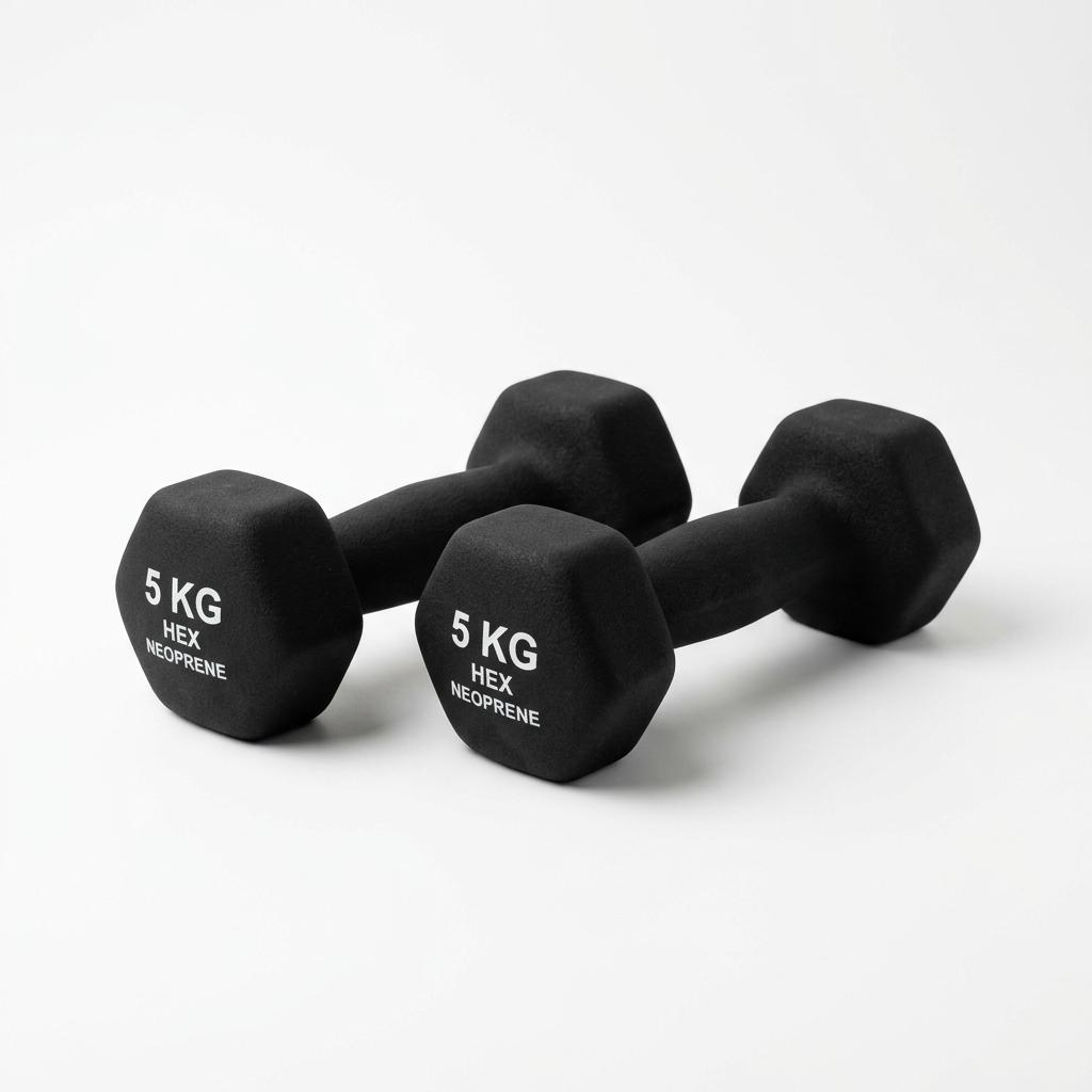 Amazon Basics Neoprene Dumbbells 3-15lb