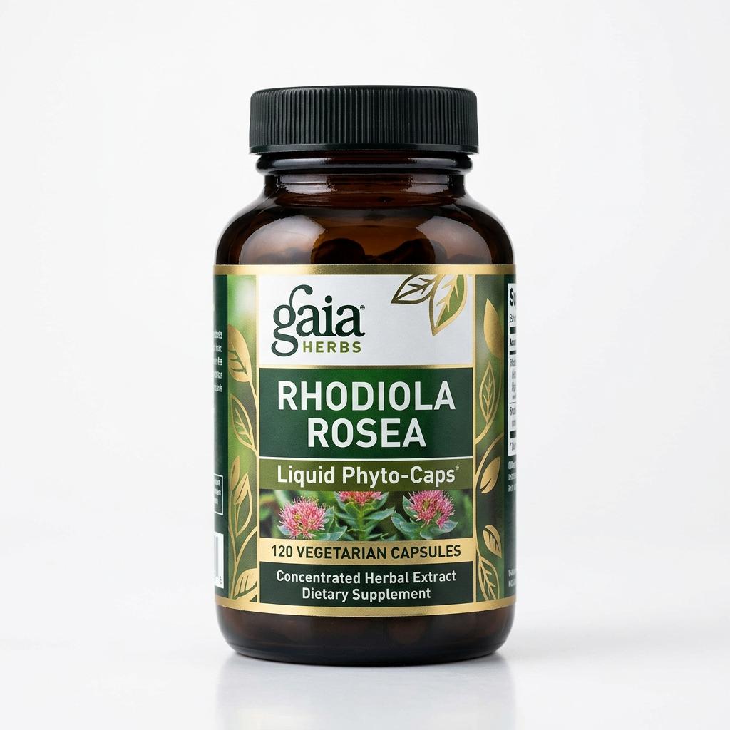 Gaia Herbs Rhodiola Rosea Liquid Phyto-Caps