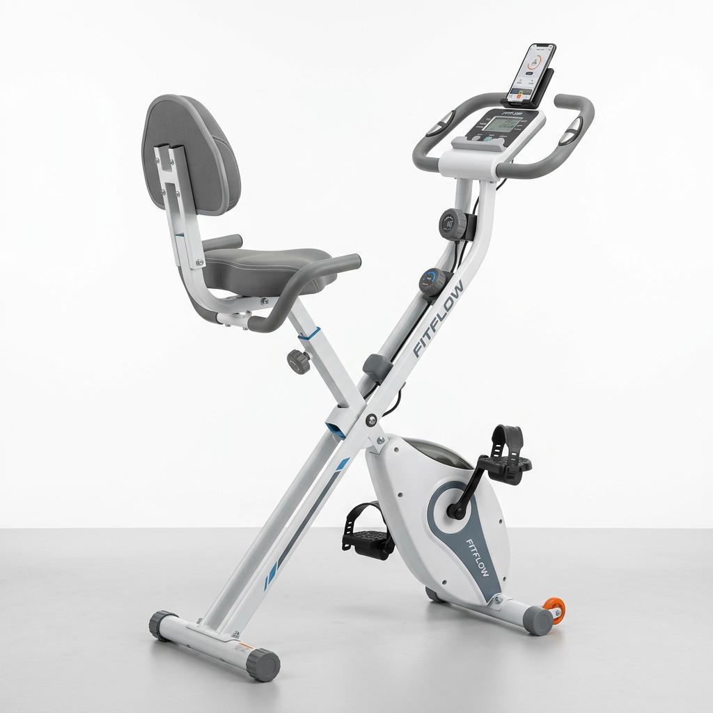 LANOS 2-in-1 Folding Exercise Bike