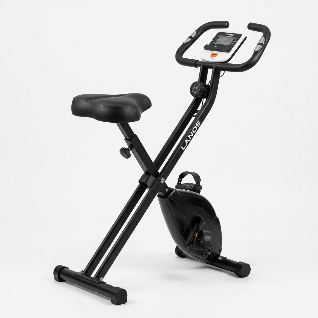 LANOS 2-in-1 Folding Exercise Bike