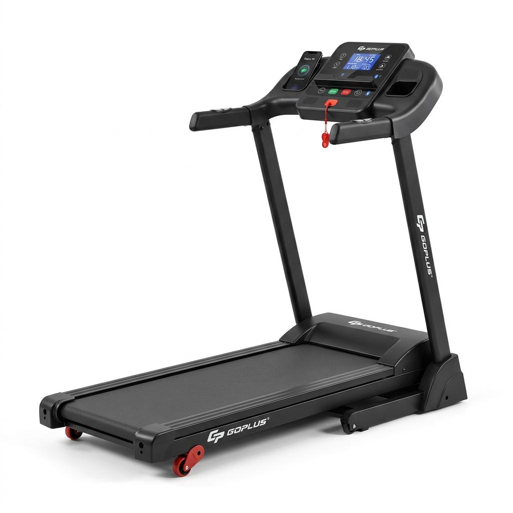 Goplus 2-in-1 Folding Treadmill