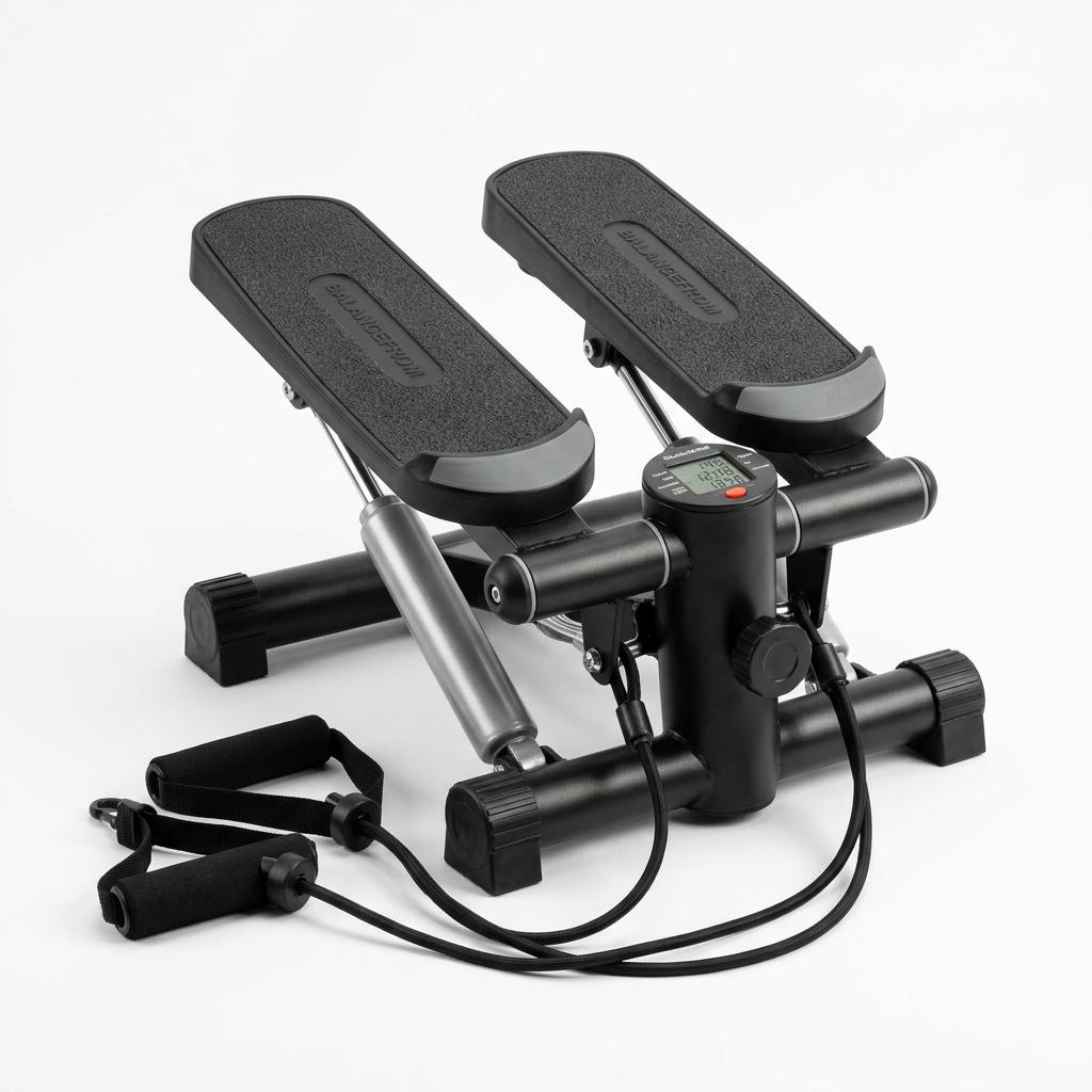 BalanceFrom Adjustable Stepper with Resistance Bands