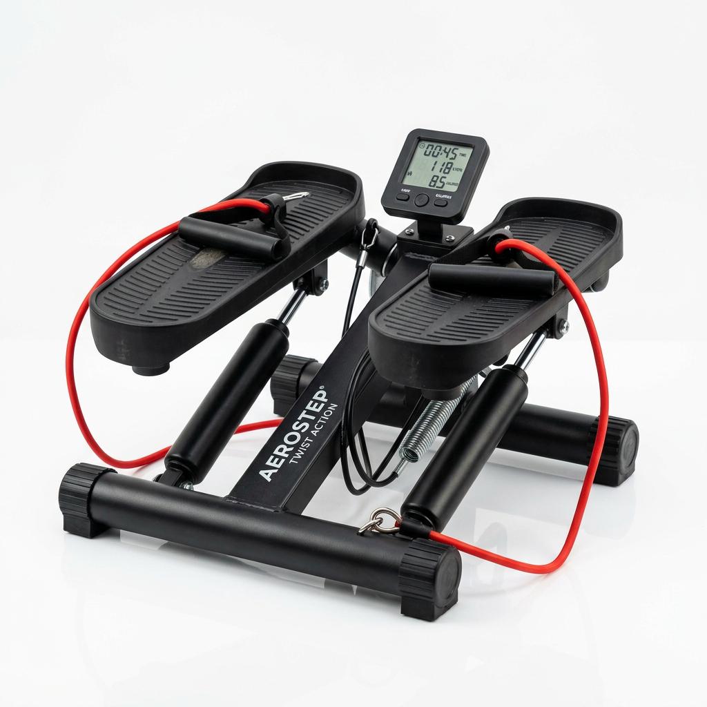 Sunny Health & Fitness Mini Stepper with Bands