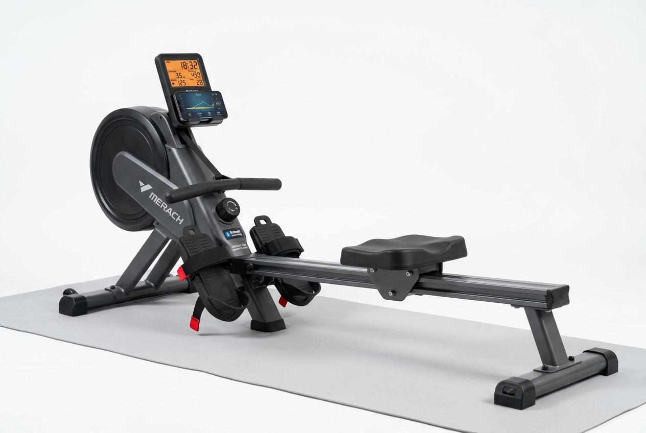 MERACH Q1S Bluetooth Magnetic Rowing Machine