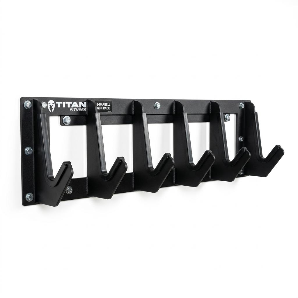 Titan Fitness Wall Mounted Barbell Gun Rack