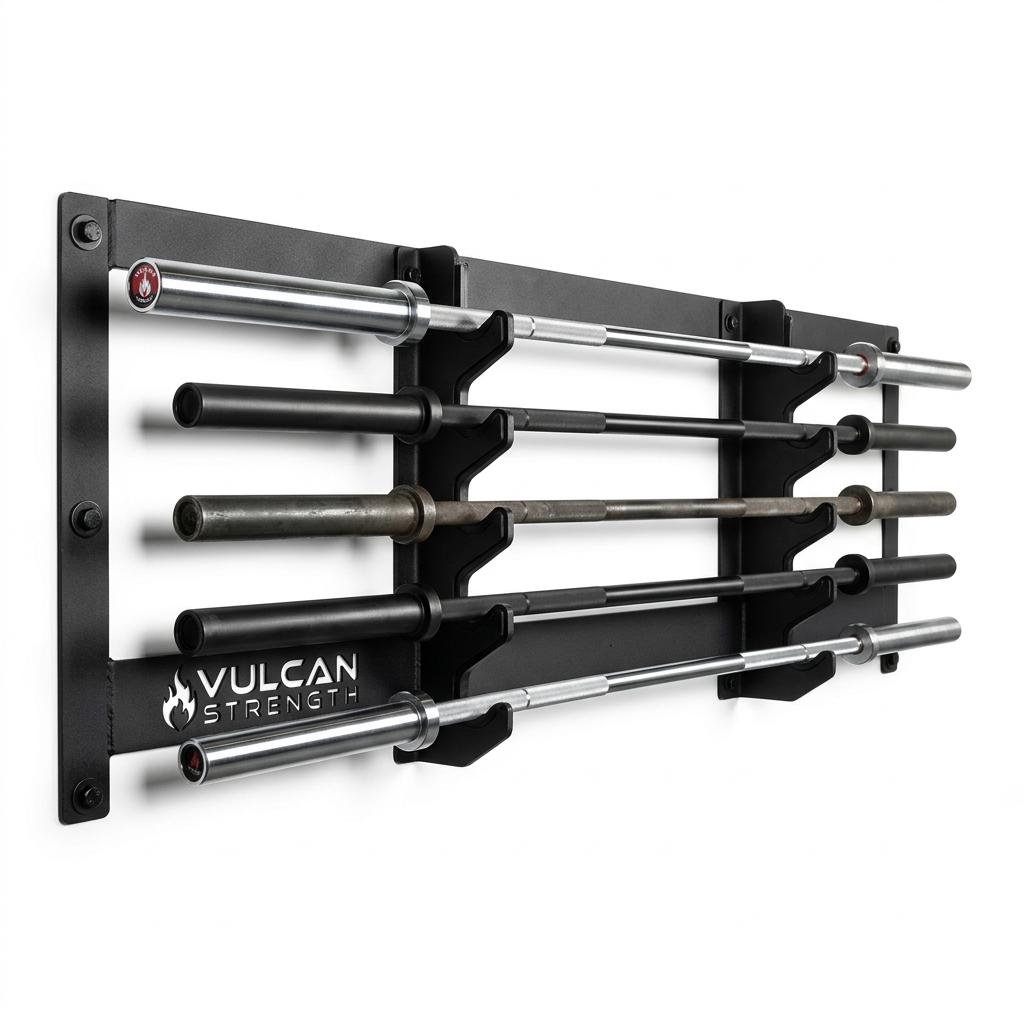 Vulcan Strength Wall-Mounted Barbell Rack
