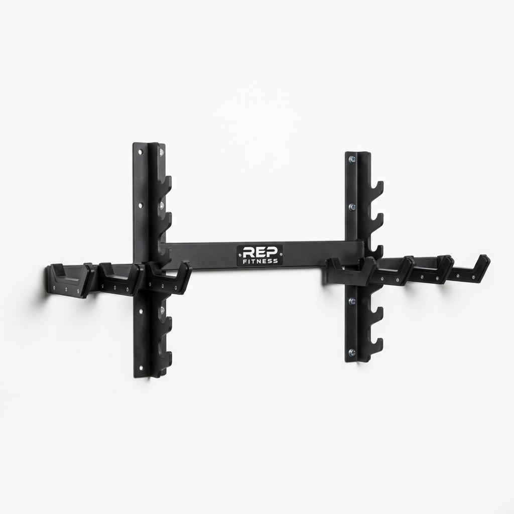 Rep Fitness Wall-Mounted Barbell Storage