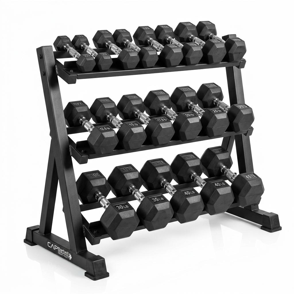 CAP Barbell 3-Tier Dumbbell Rack