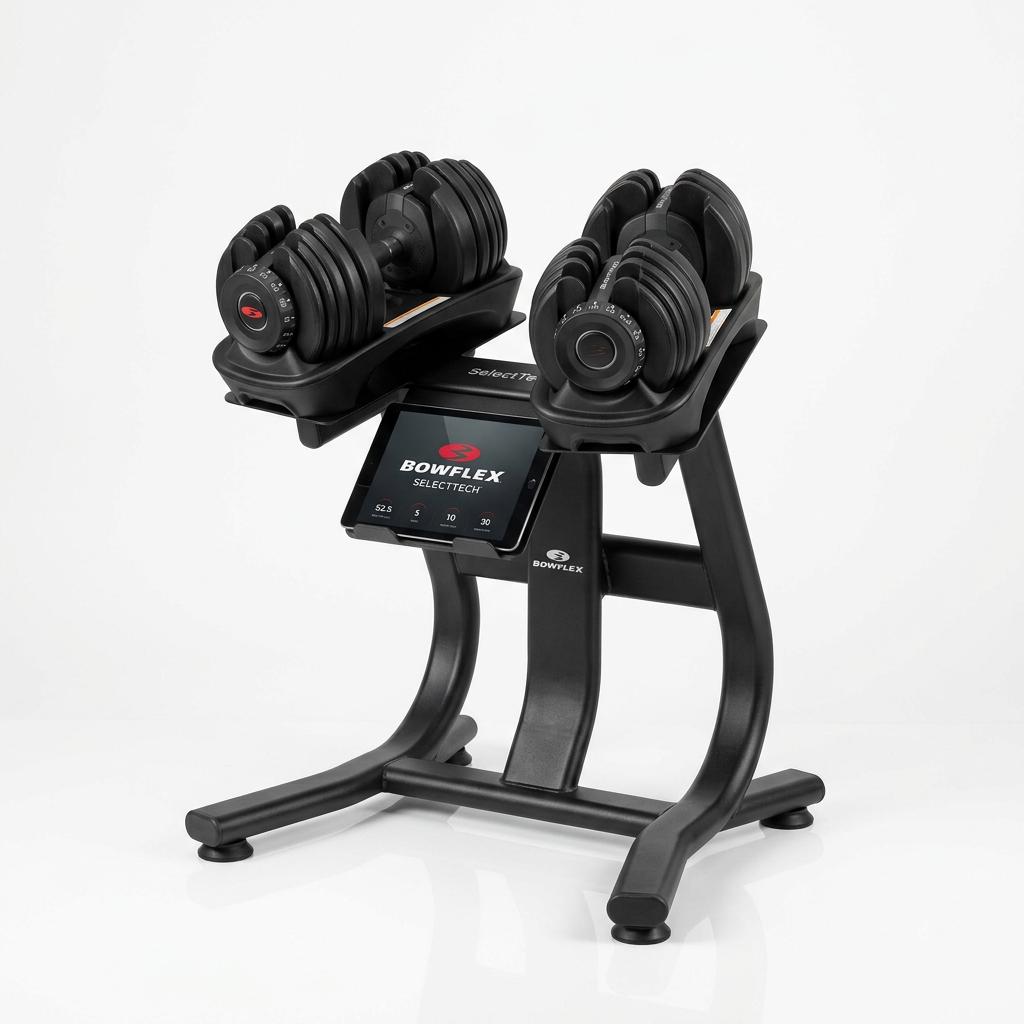 Bowflex SelectTech Dumbbell Stand with Media Rack