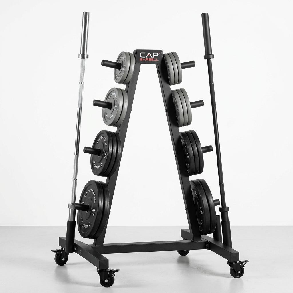 CAP Barbell Rolling Weight Plate Tree