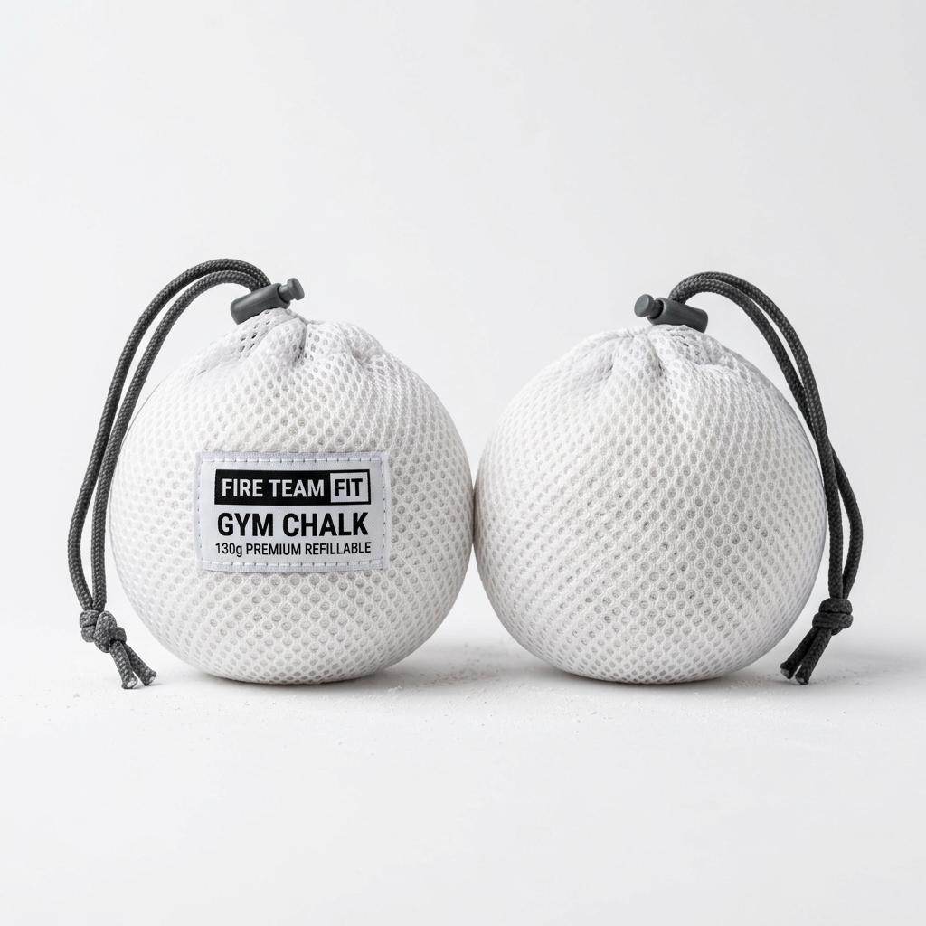 Fire Team Fit Premium Gym Chalk Balls (2-Pack, 130g each)