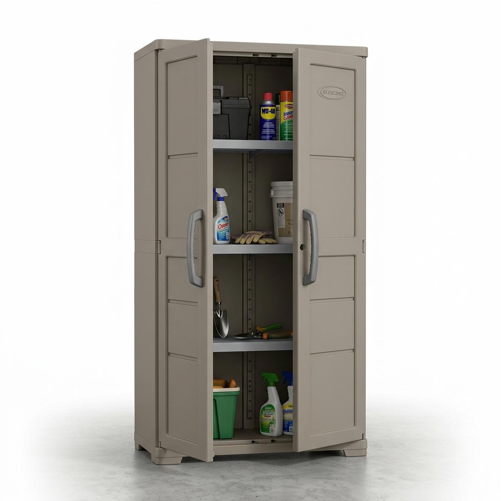 Suncast BMC7200 Tall Storage Cabinet