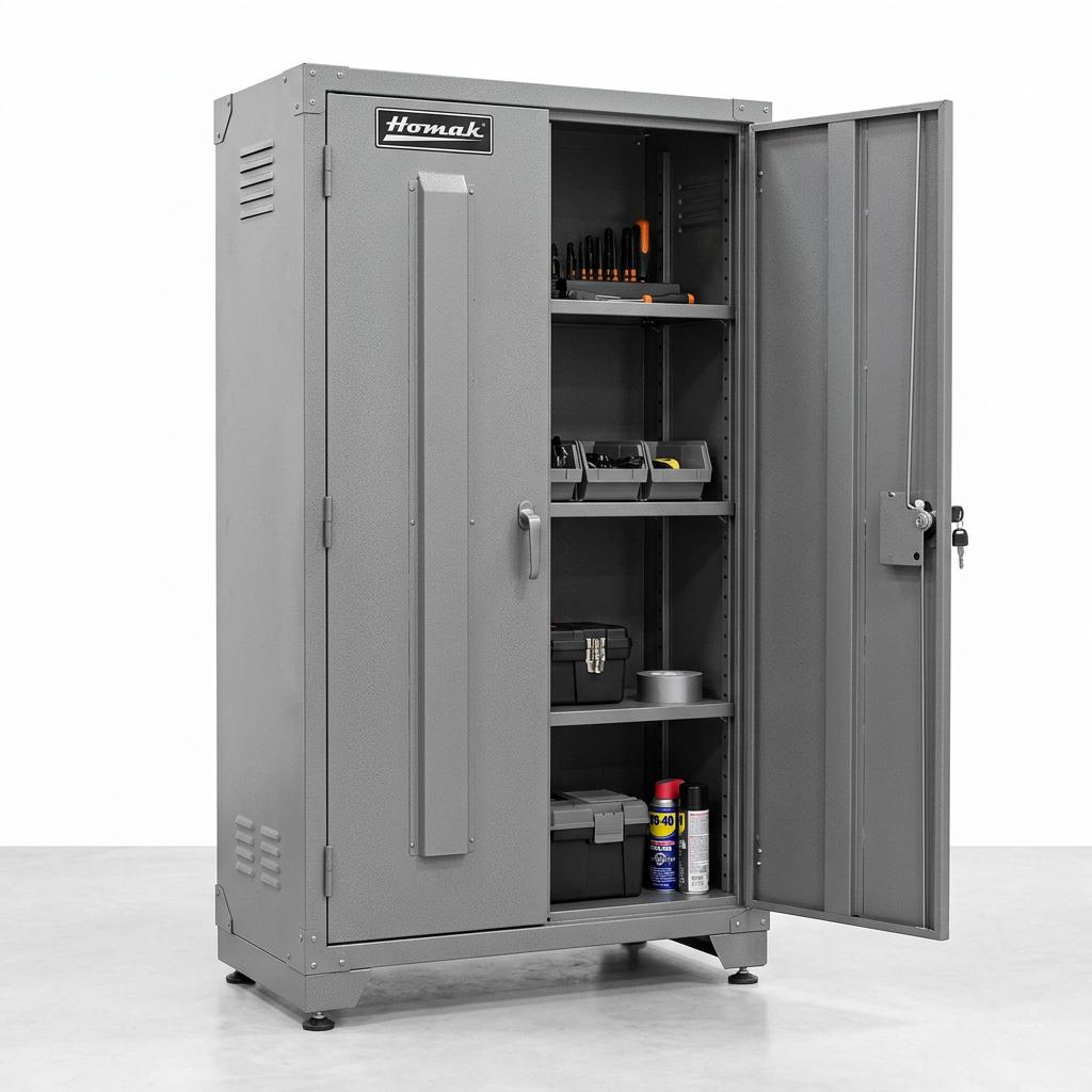 Homak Industrial Steel Storage Cabinet