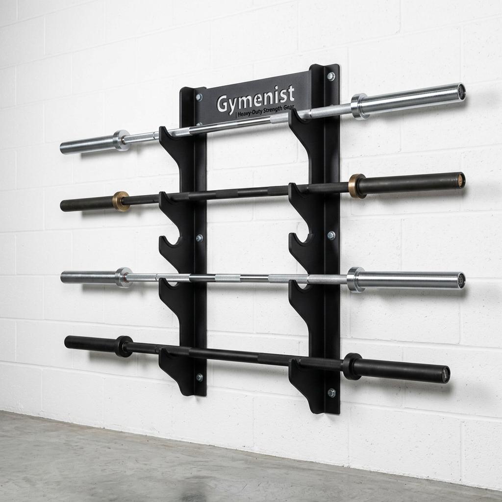 Gymenist Wall-Mounted Barbell Rack