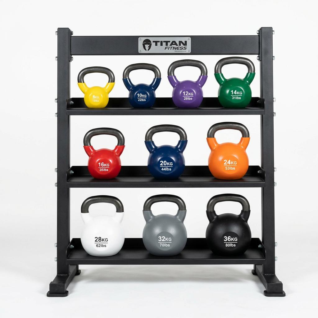 Titan Fitness Kettlebell Rack