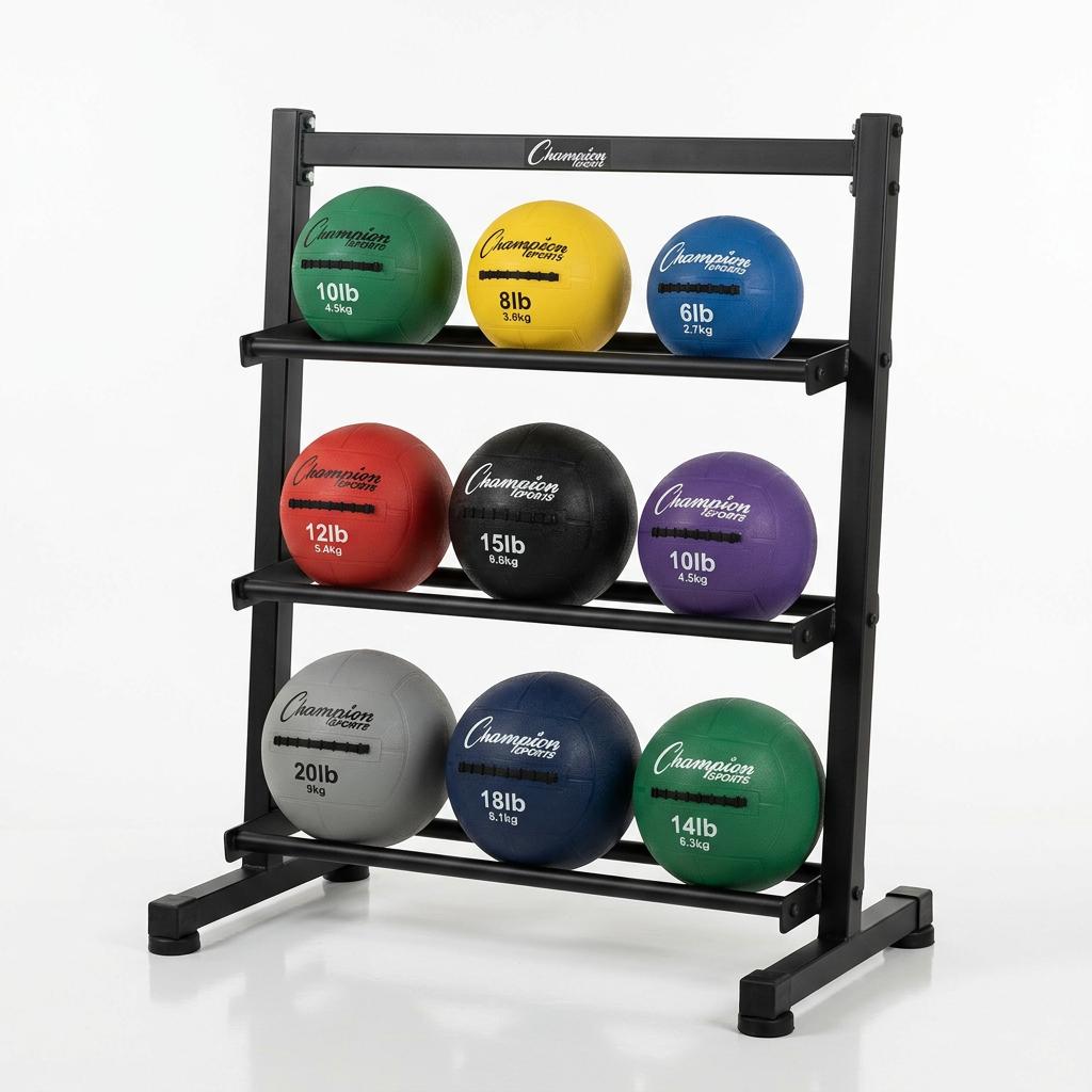 Champion Sports Medicine Ball Rack