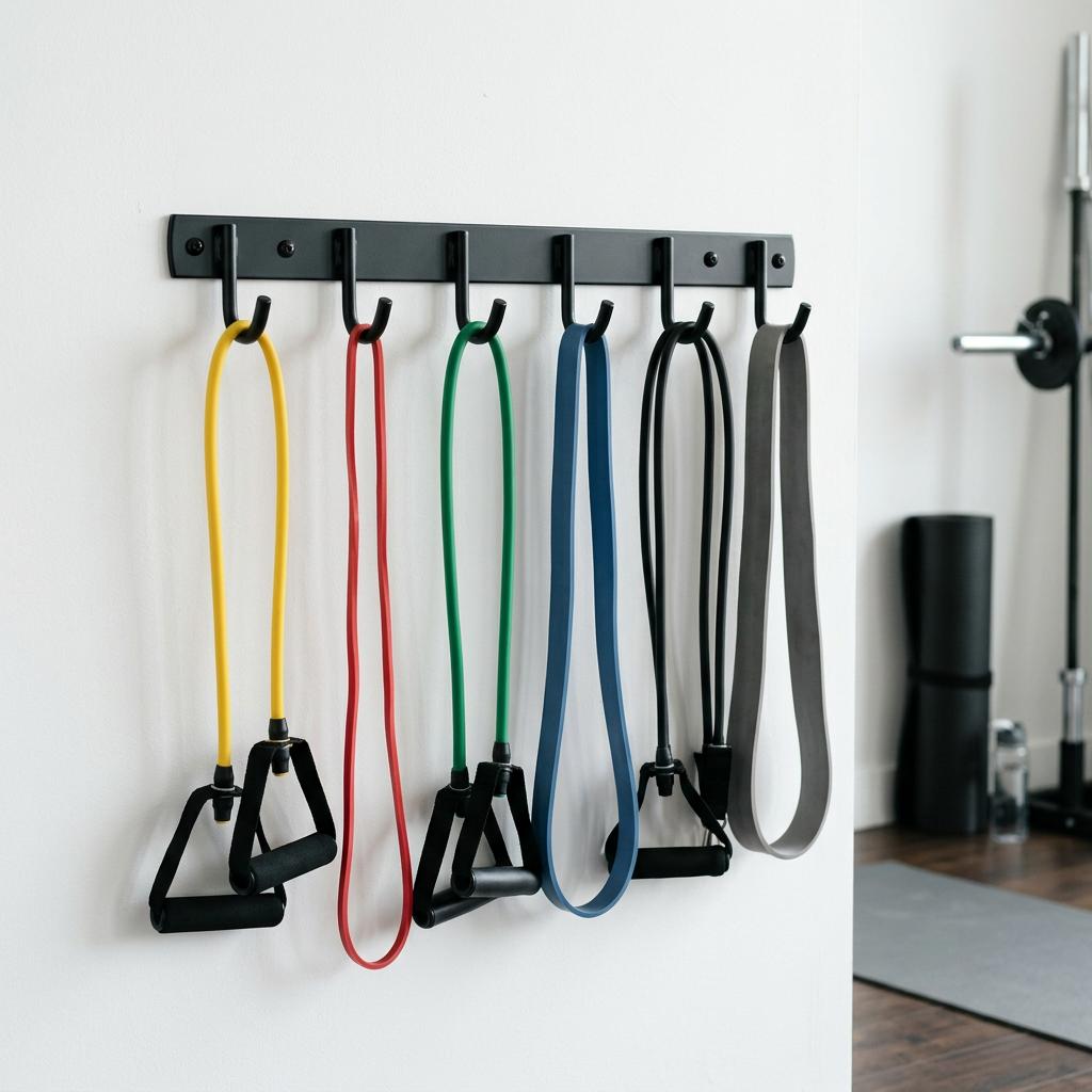 SYL Fitness Wall-Mounted Band Hooks