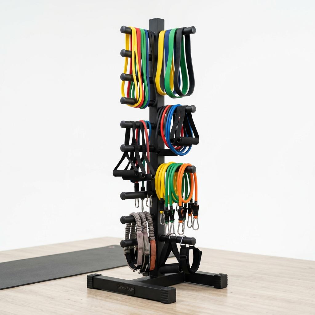 GymReap Freestanding Band Storage Rack