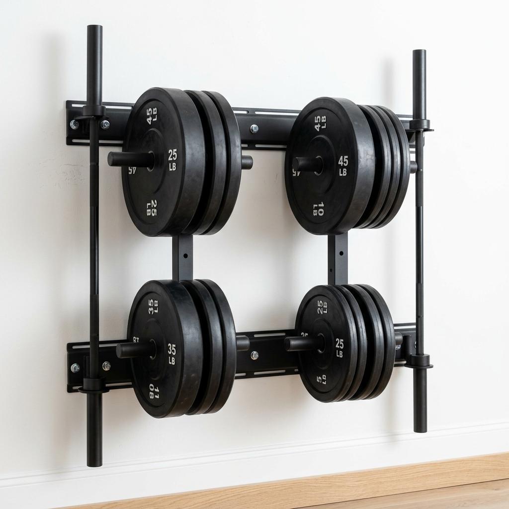 Fitness Reality Wall Mount Storage Rack