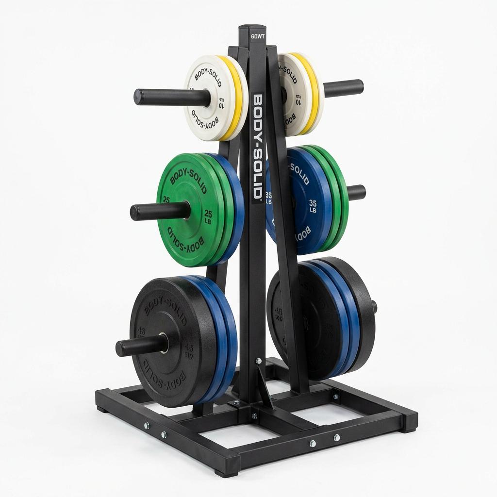 Body-Solid GOWT Olympic Plate Tree