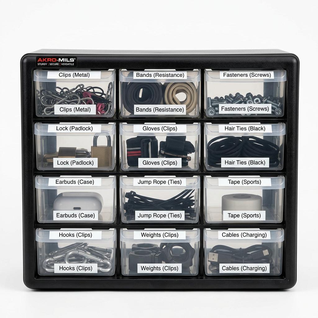 Akro-Mils 12-Drawer Storage Cabinet