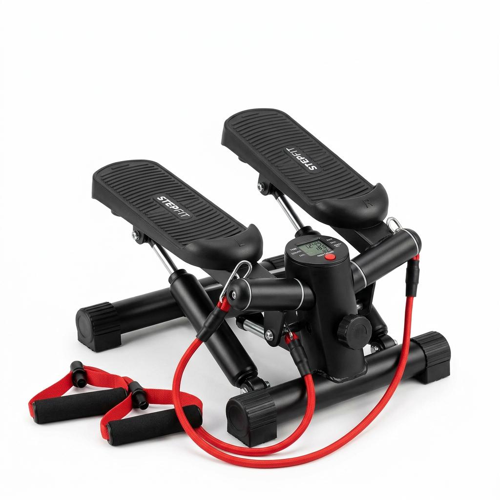 Sunny Health Mini Stepper with Resistance Bands
