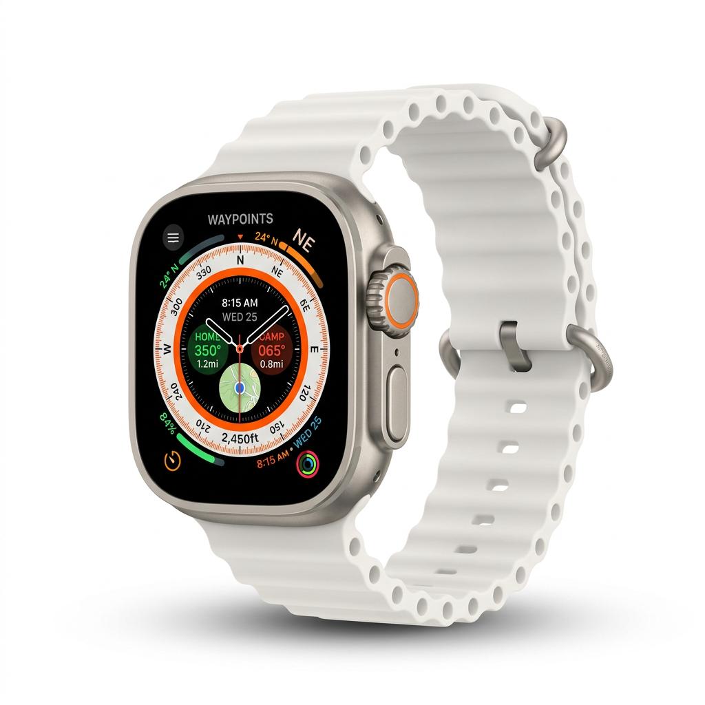 Apple Watch Ultra 2 (White Ocean Band)
