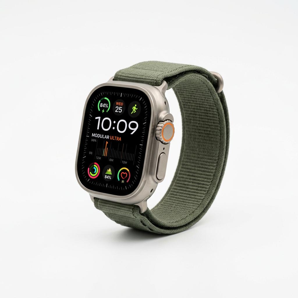 Apple Watch Ultra 2 (Green Alpine Loop)