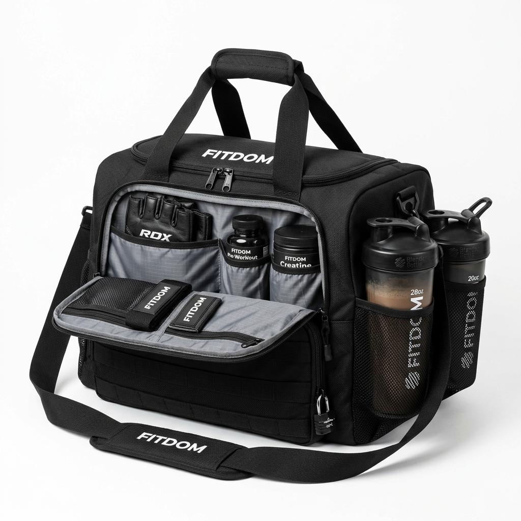 Fitdom Large Gym Bag Organizer