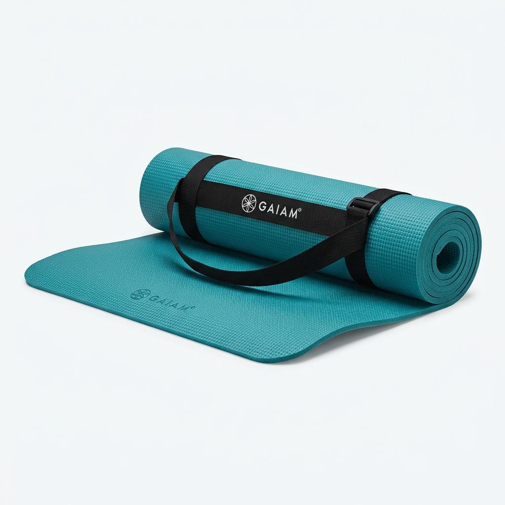 Gaiam Essentials Thick Yoga Mat