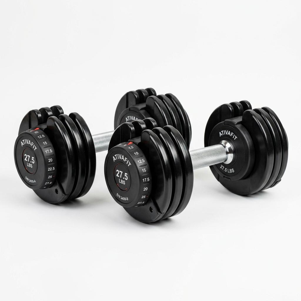 Ativafit Adjustable Dumbbell 27.5lb Pair