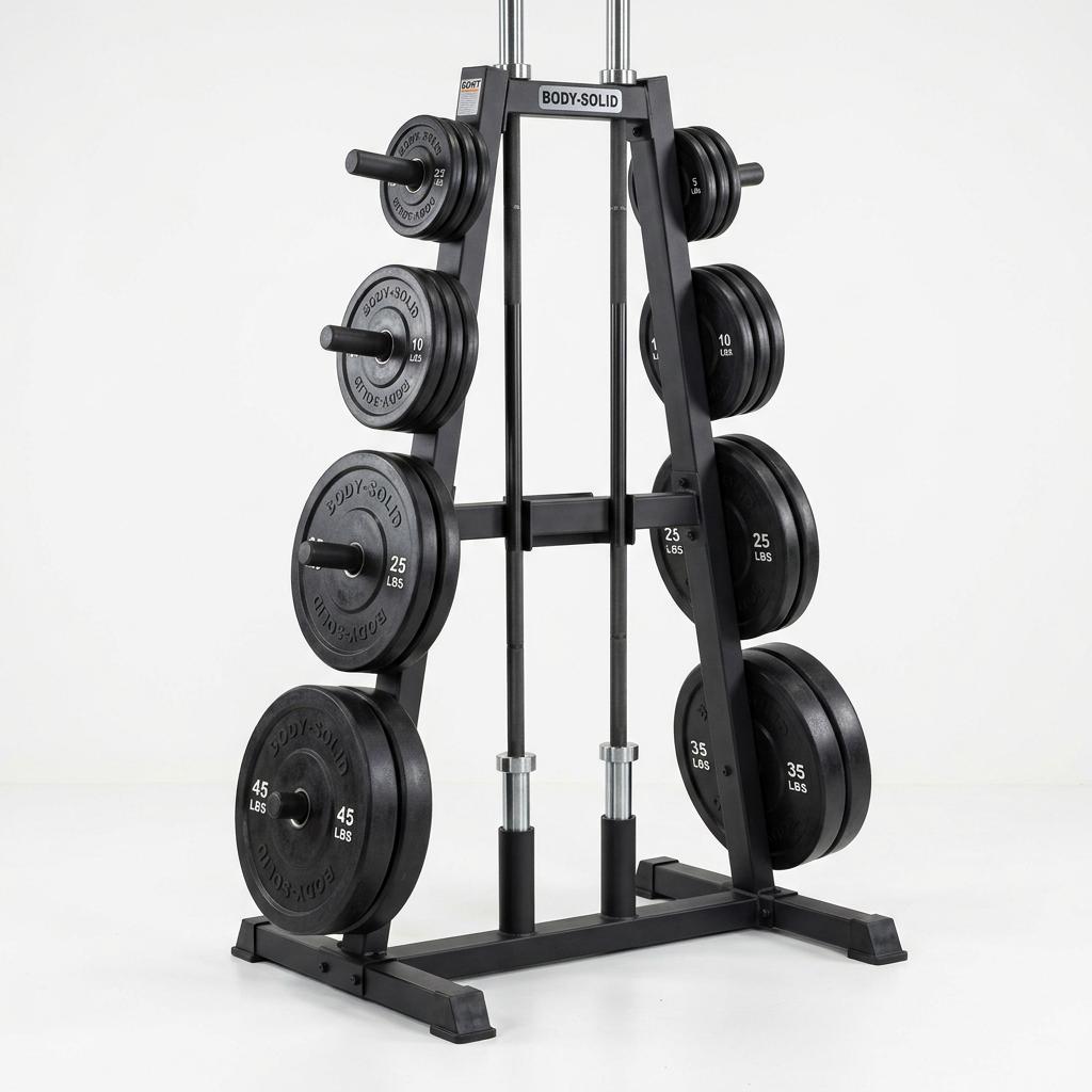 Body-Solid Olympic Plate Tree