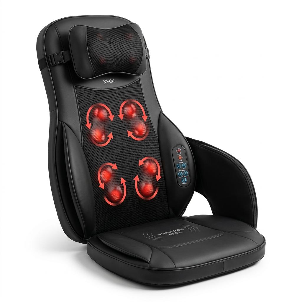 Renpho Shiatsu Neck & Back Massage Chair Pad