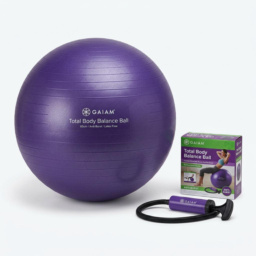 Gaiam Total Body Balance Ball Kit (65cm)
