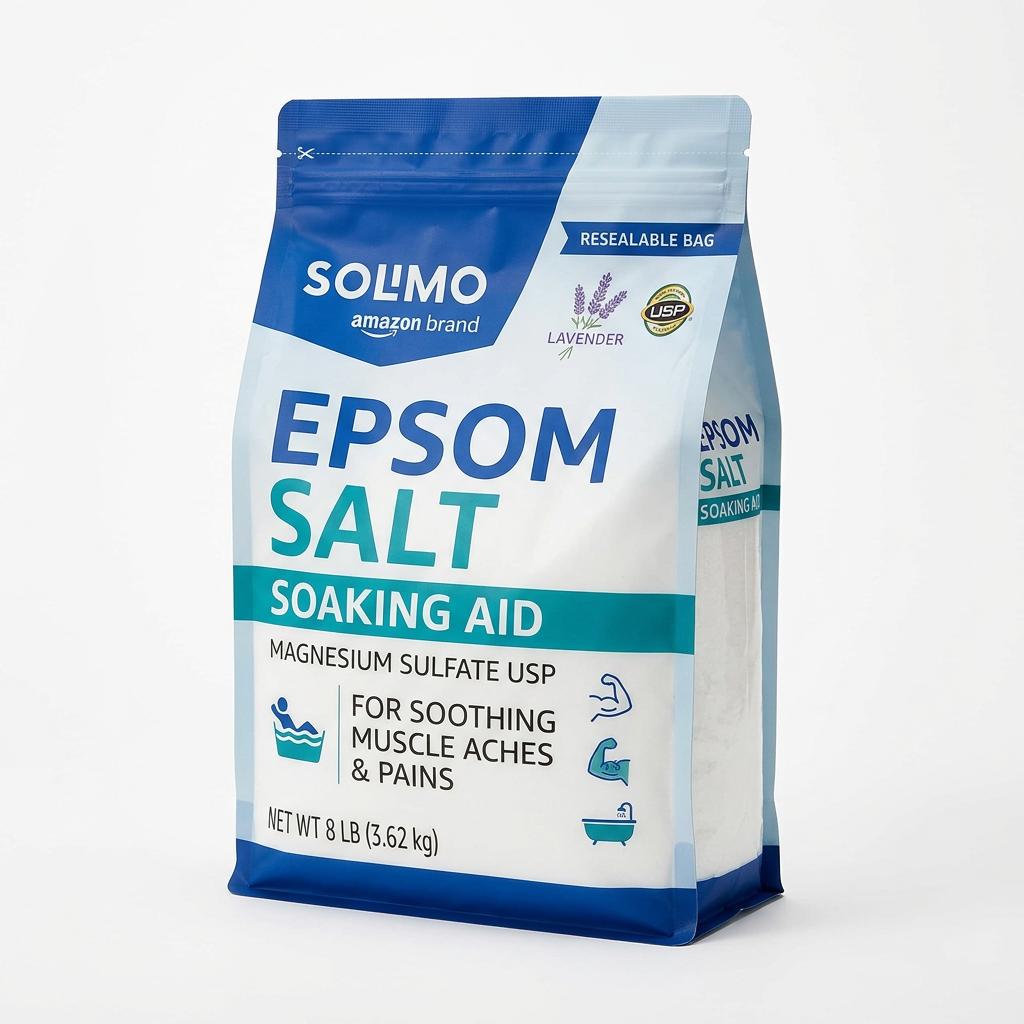 Solimo Epsom Salt Soaking Aid (Amazon Brand)