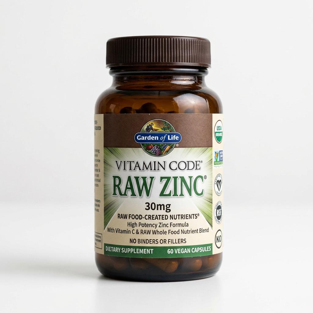 Garden of Life Vitamin Code Raw Zinc 30mg